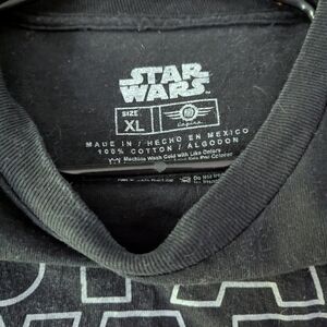 Star Wars Black and White Graphic Tee XL